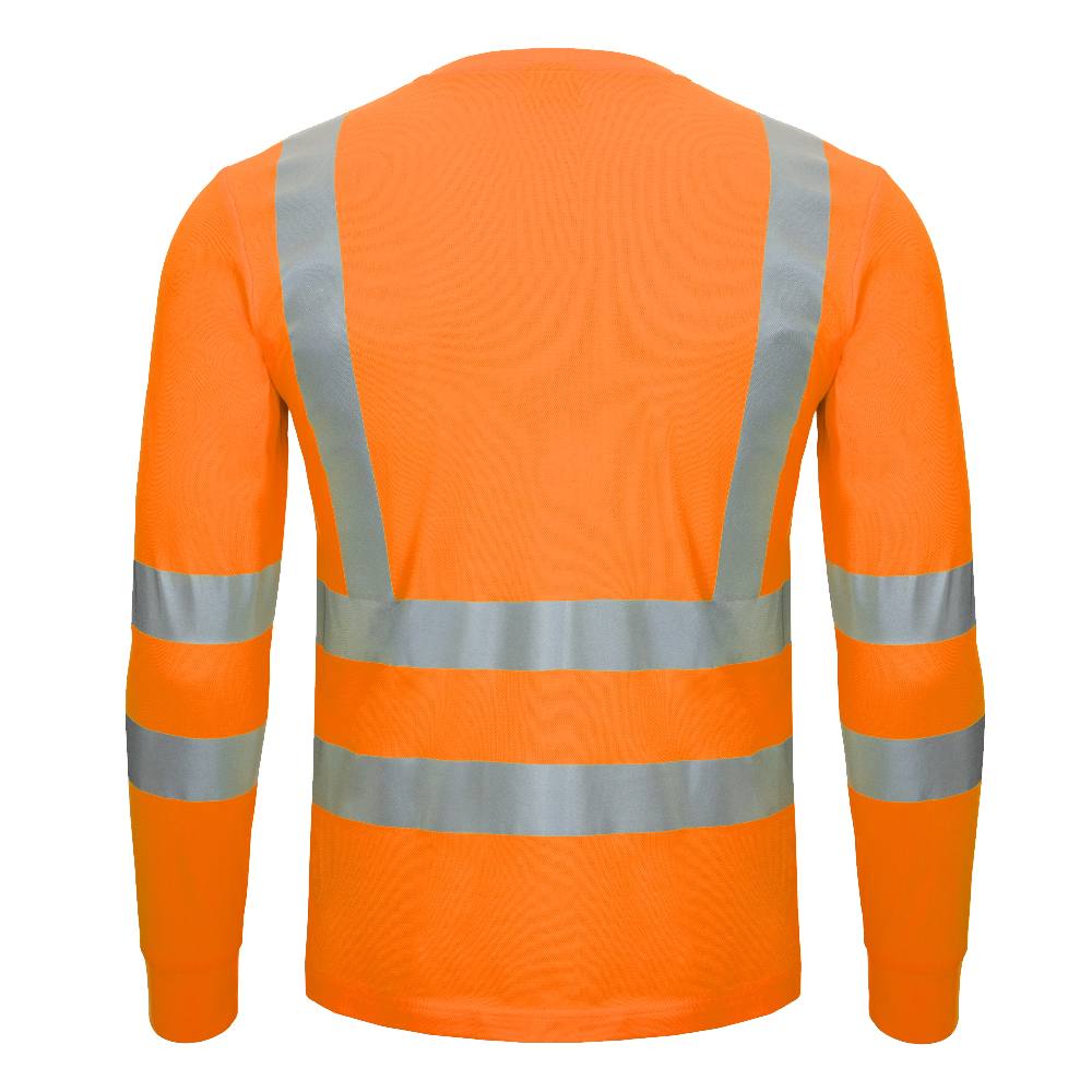 NITRAS MOTION TEX VIZ Warnschutz-Langarmshirt orange
