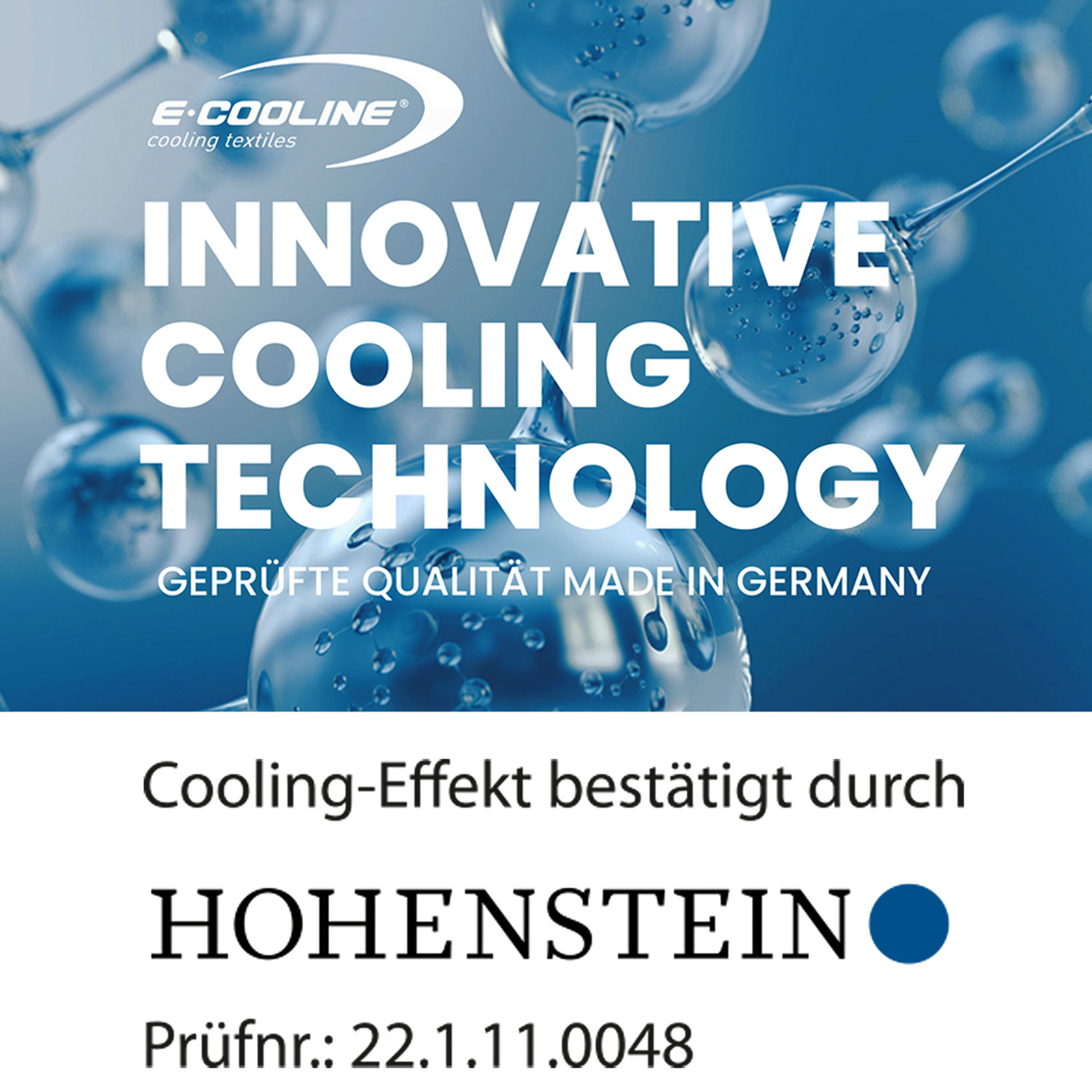 e E.COOLINE Powercool SX3 Kühlweste blau