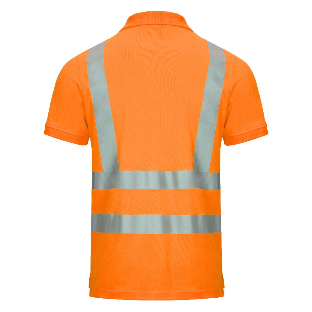 MOTION TEX VIZ Warnschutz-Poloshirt kurzarm warnorange