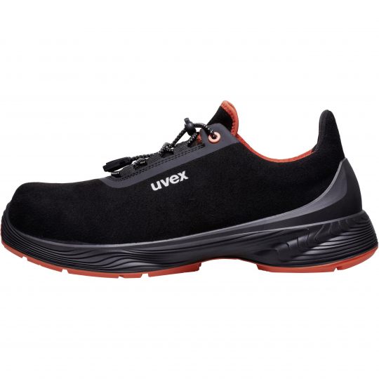 uvex 1 G2 Halbschuh schwarz orange S2 SRC Weite 10