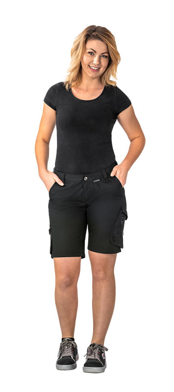 Planam Norit Damenshorts schwarz/schwarz