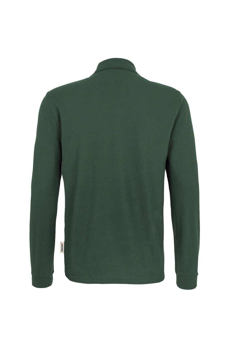 HAKRO LONGSLEEVE-POLOSHIRT MIKRALINAR® tanne