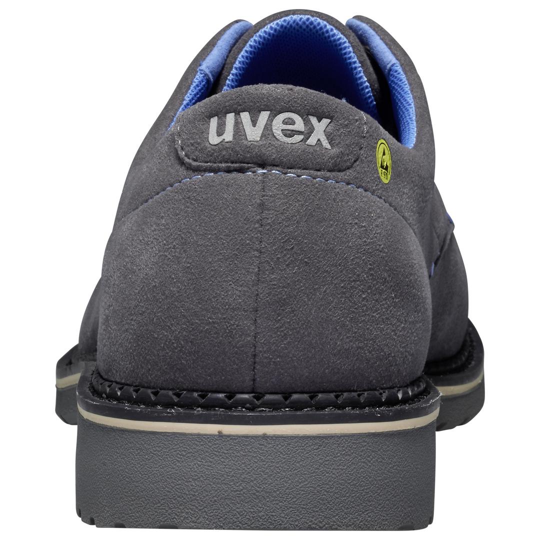 UVEX 1 business Sicherheitsschuh S2 Halbschuh Weite 10 grau/blau