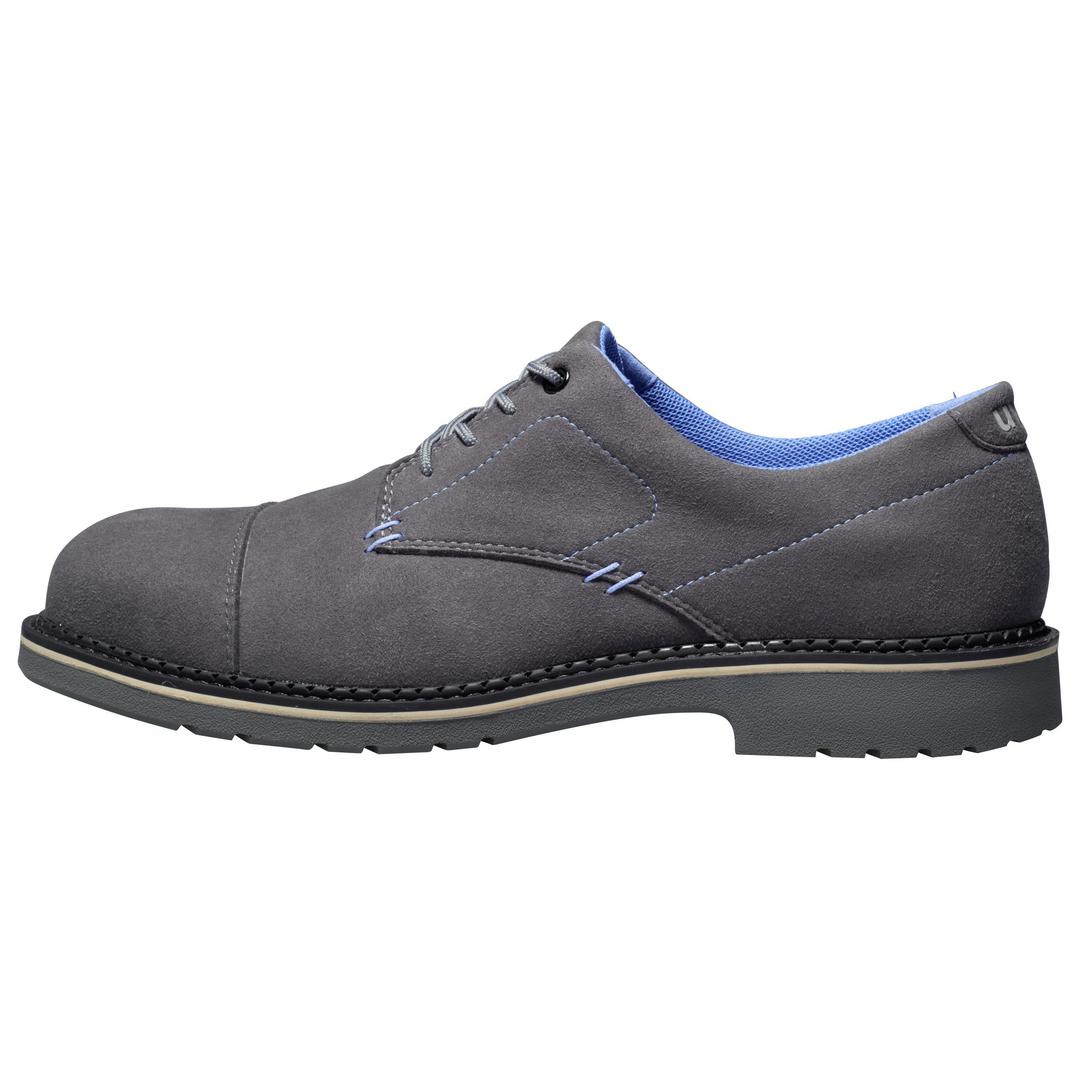 UVEX 1 business Sicherheitsschuh S2 Halbschuh Weite 10 grau/blau