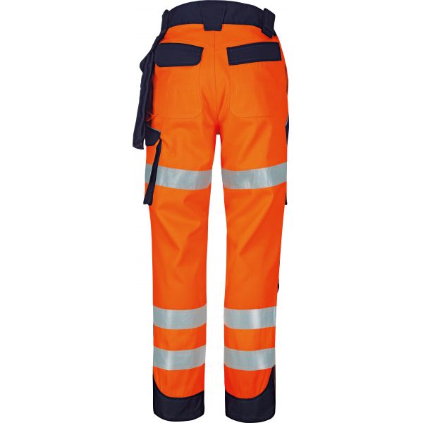 Warnschutz Kontrast Bundhose leuchtorange/marine vizwell