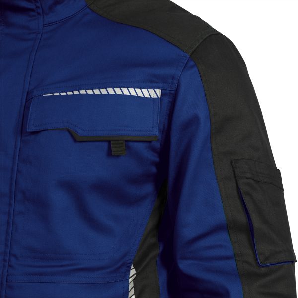 Jacke Flex-Line Leibwächter kornblau/schwarz 