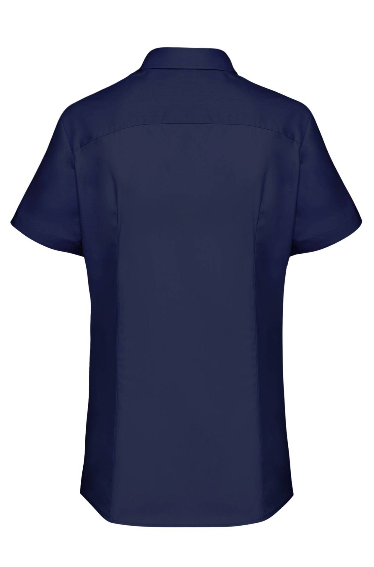 BASIC Damen Bluse Regular Fit marine