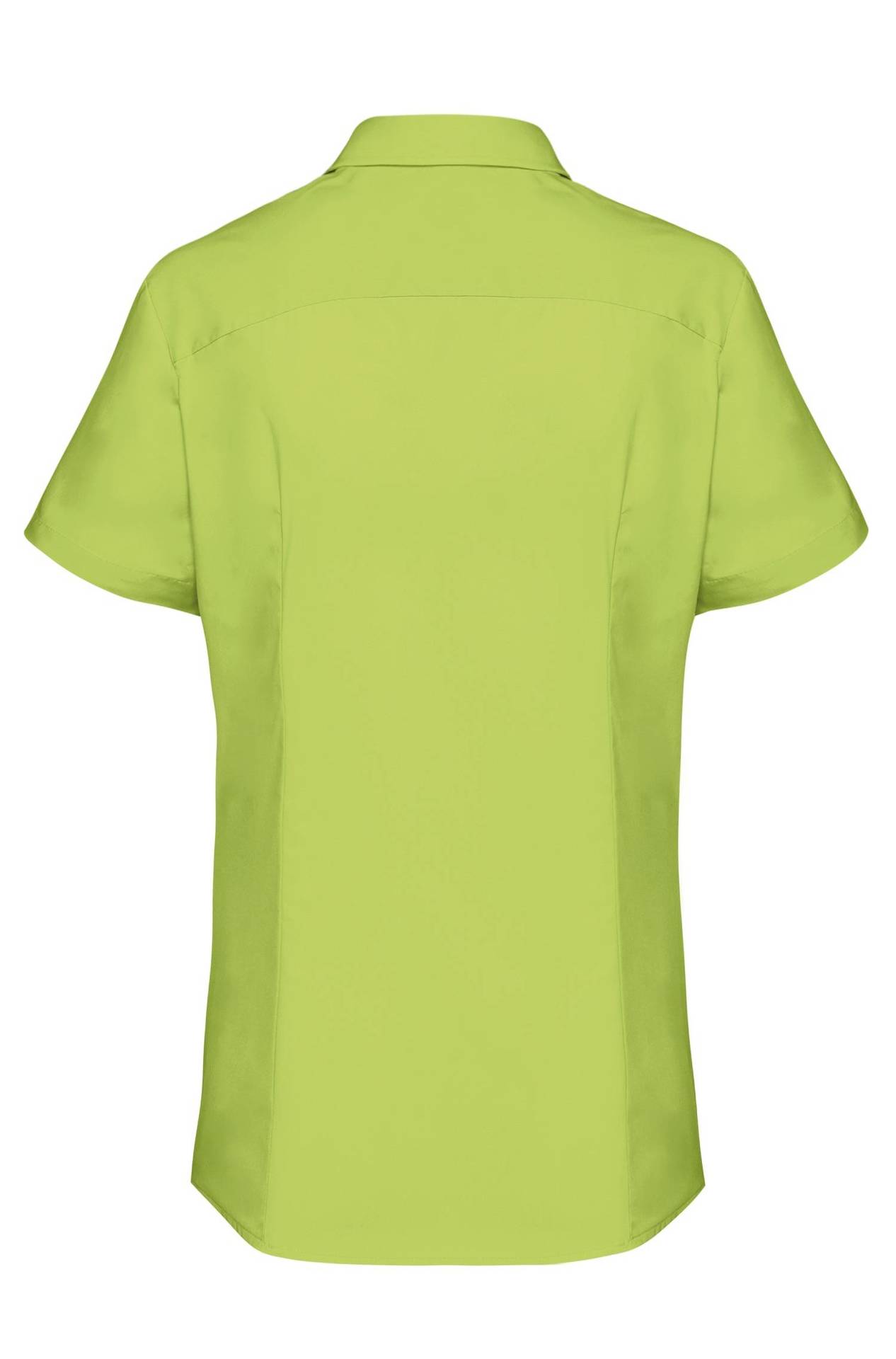 Damen Bluse Kurzarm BASIC Regular Fit apfelgrün 