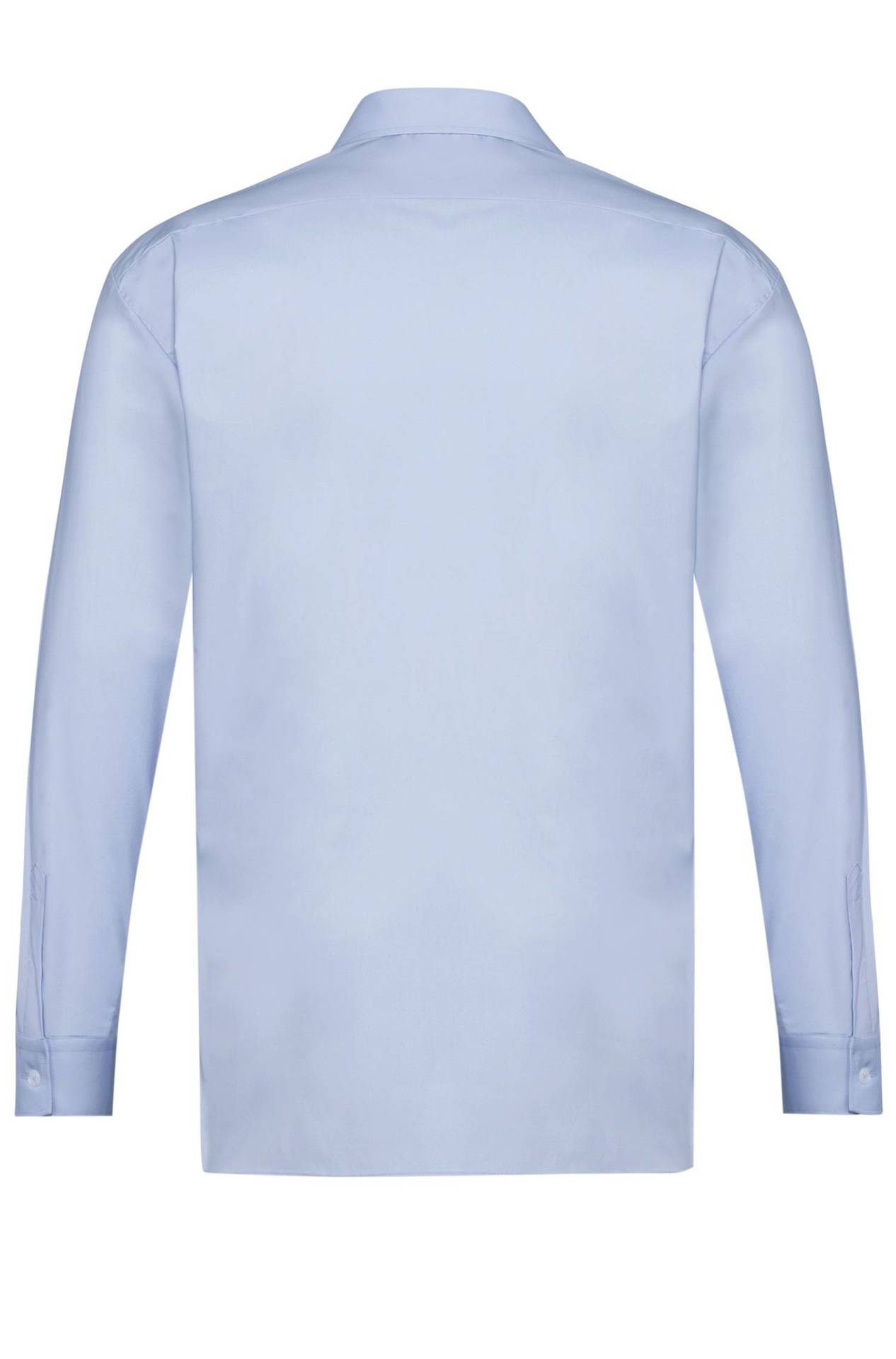 BASIC Herren Hemd Regular Fit bleu 