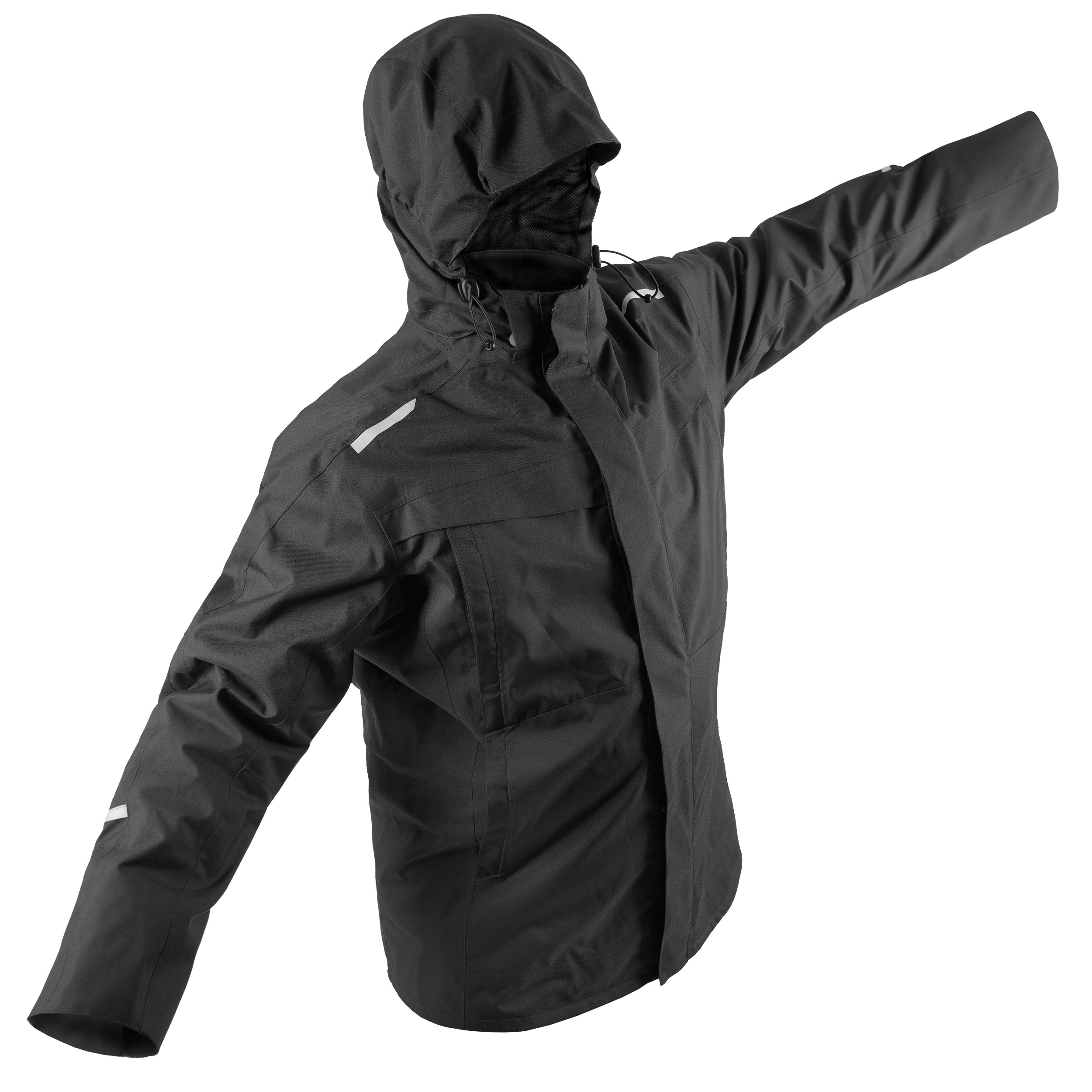 Qualitex "IND" Allwetterjacke schwarz