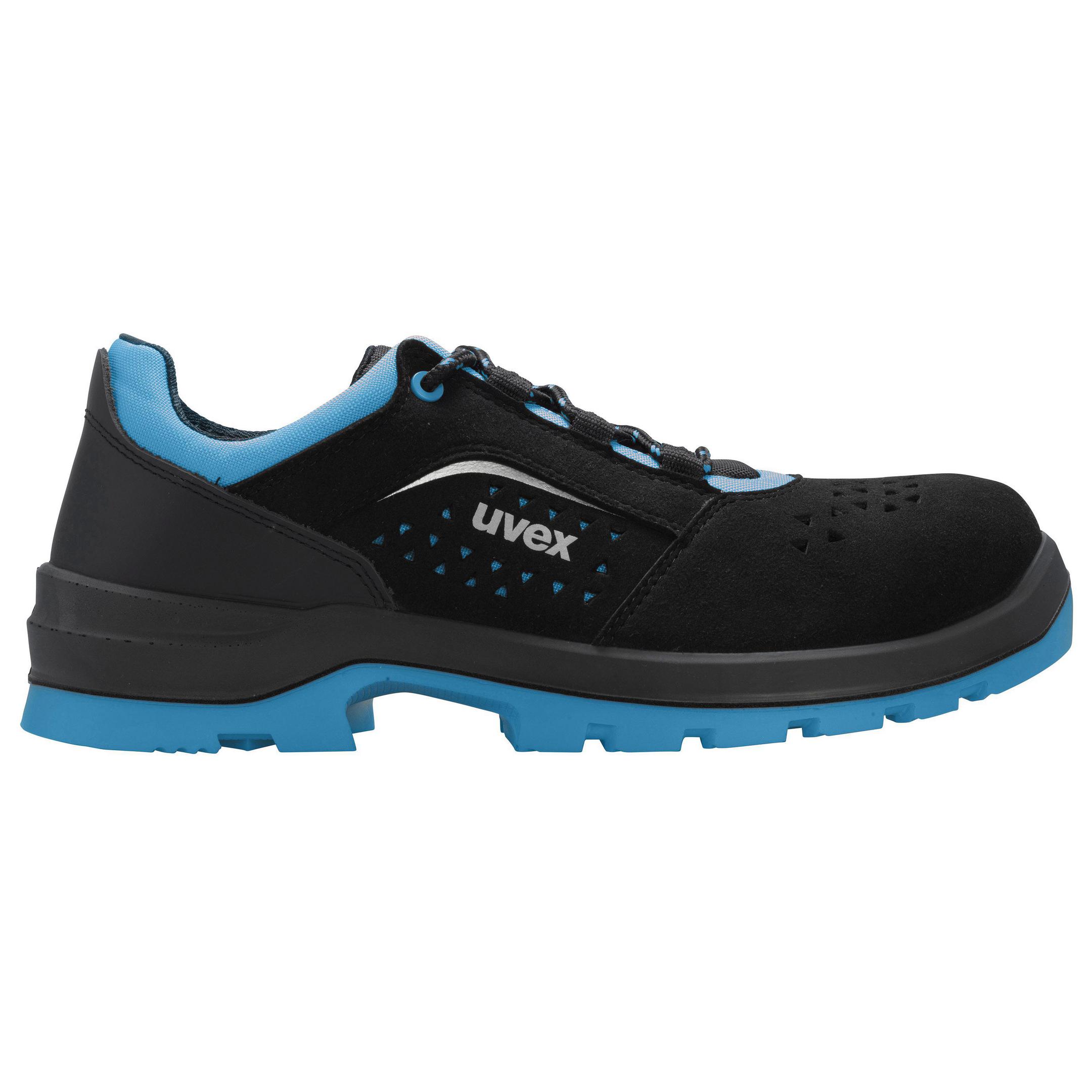 uvex 2 xenova® Sicherheitsschuh S1 Halbschuh Weite 11 schwarz/blau