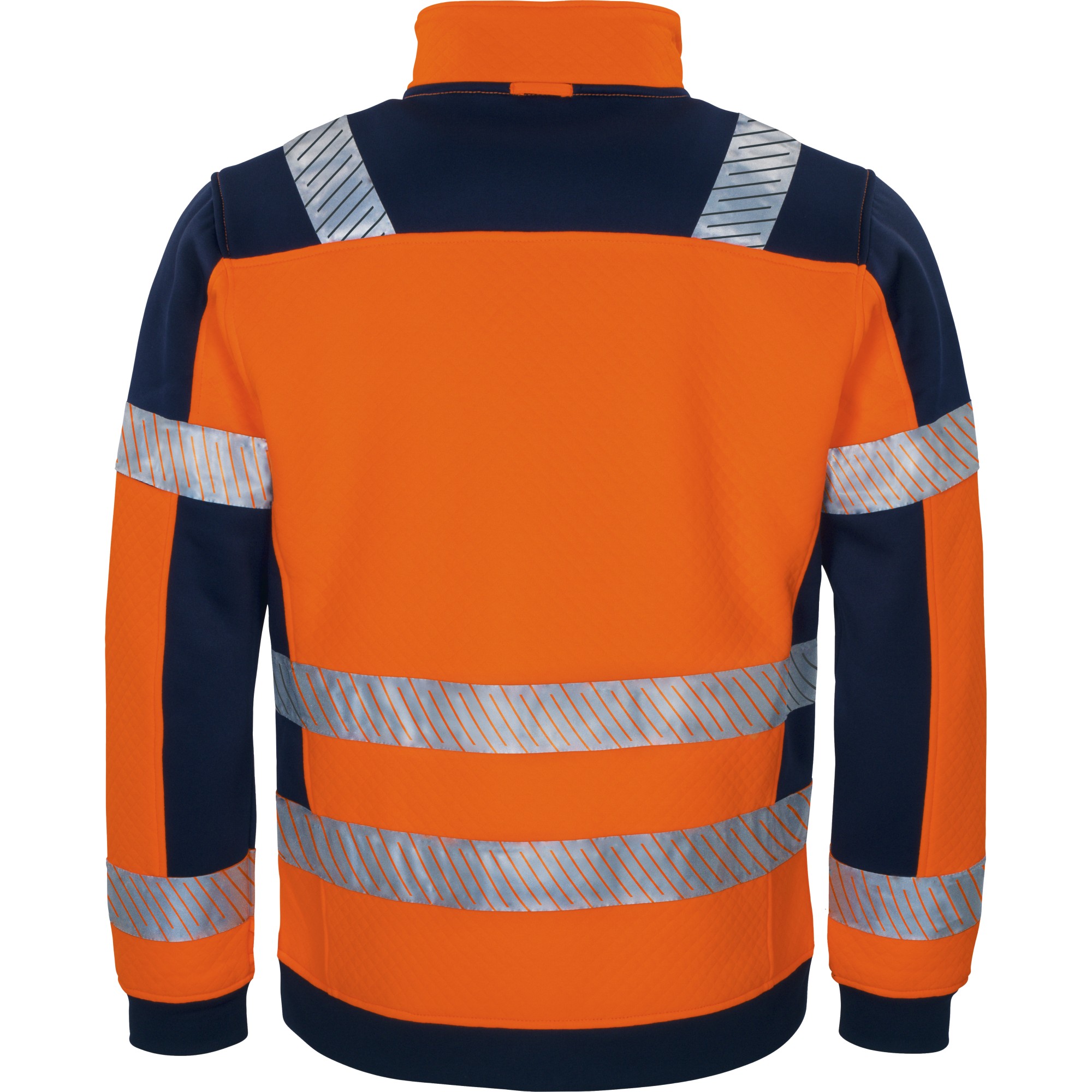 Vizwell Stepp-Innenjacke leuchtorange-marine