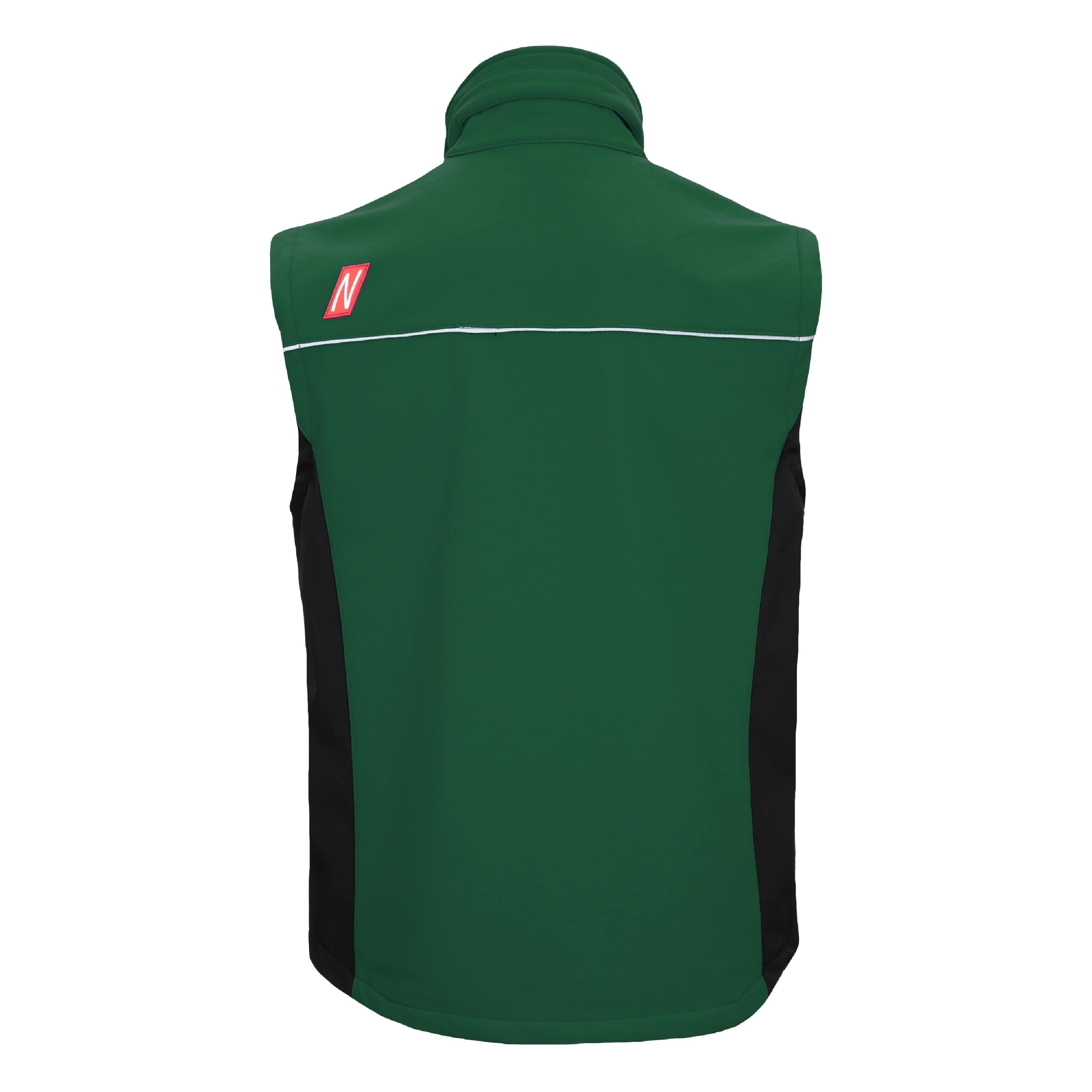 MOTION TEX LIGHT Softshellweste grün/schwarz
