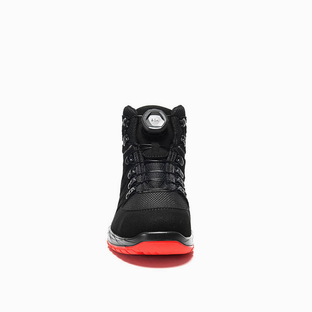 ELTEN Sicherheitsstiefel MADDOX BOA® black-red Mid ESD S3S