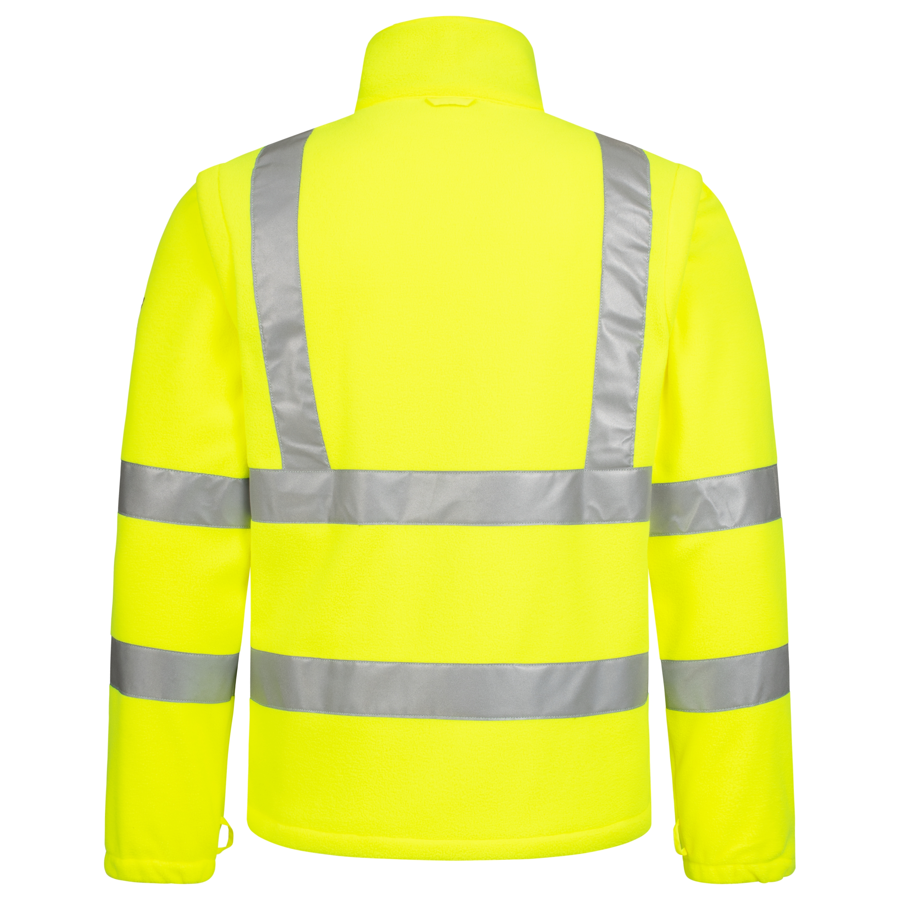 NITRAS MOTION TEX VIZ, Warn-Fleecejacke, neongelb 