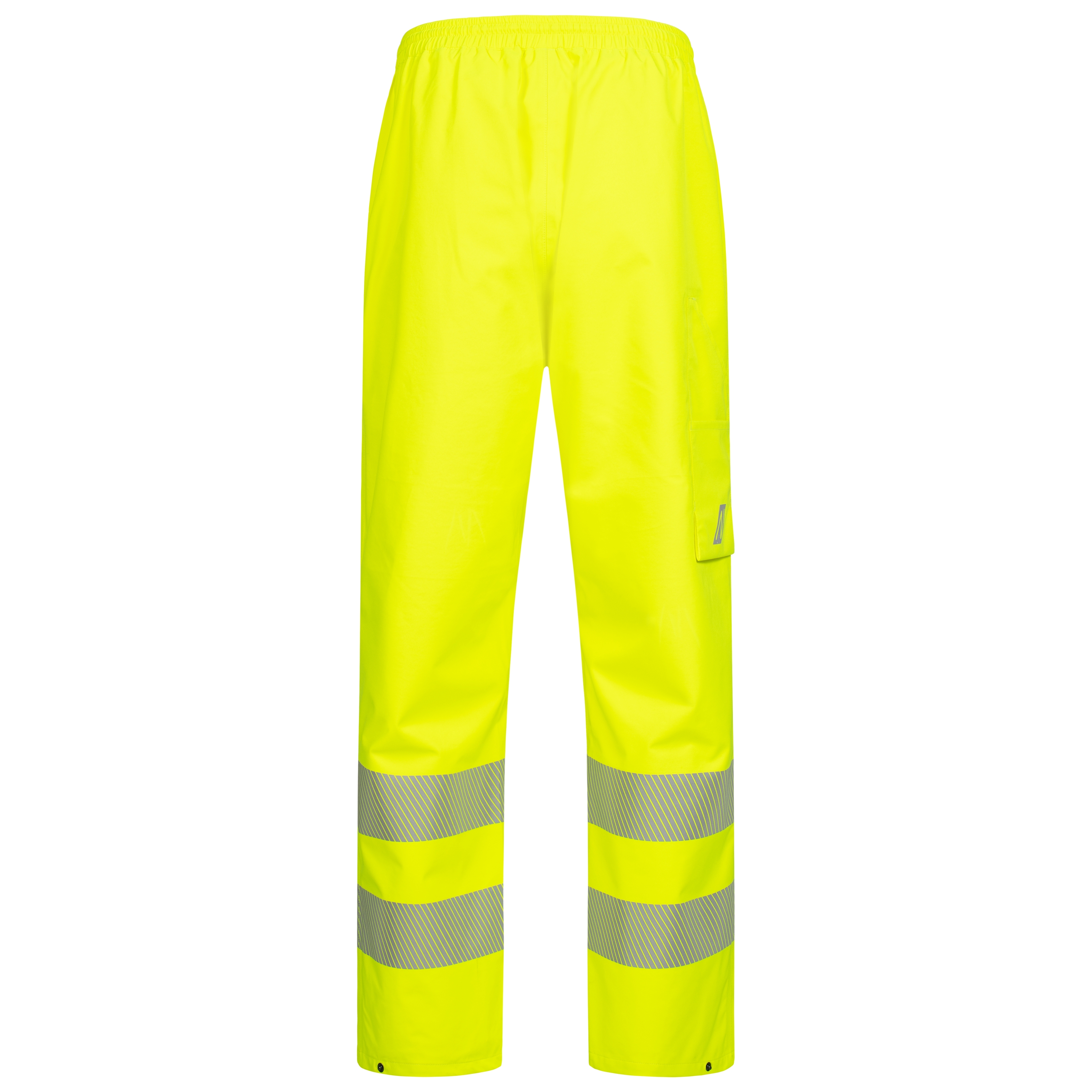 NITRAS MOTION TEX VIZ PLUS, lange Warn-Regenhose, neongelb 