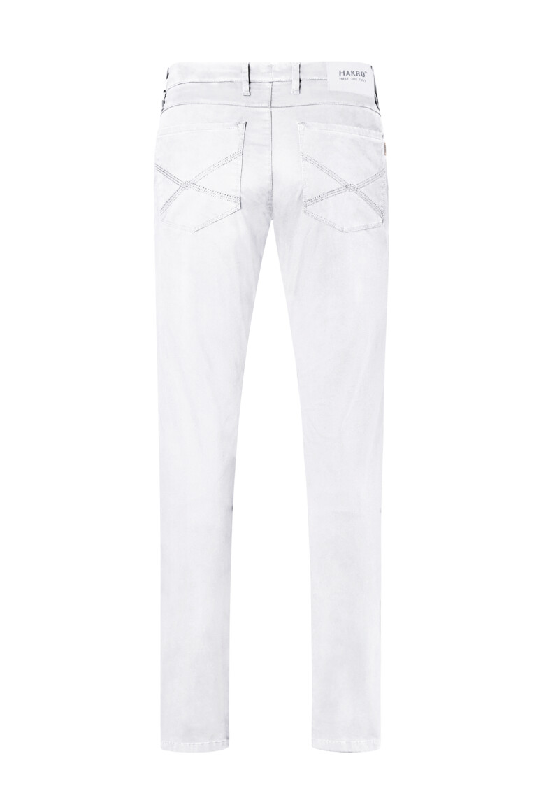 HAKRO Chinohose X-Stretch weiß