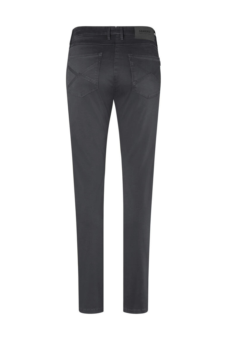 HAKRO Damen-Chinohose X-Stretch karbongrau