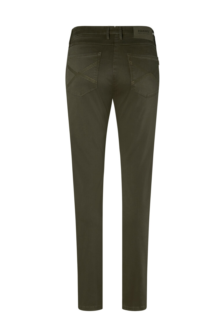 HAKRO Damen-Chinohose X-Stretch olive