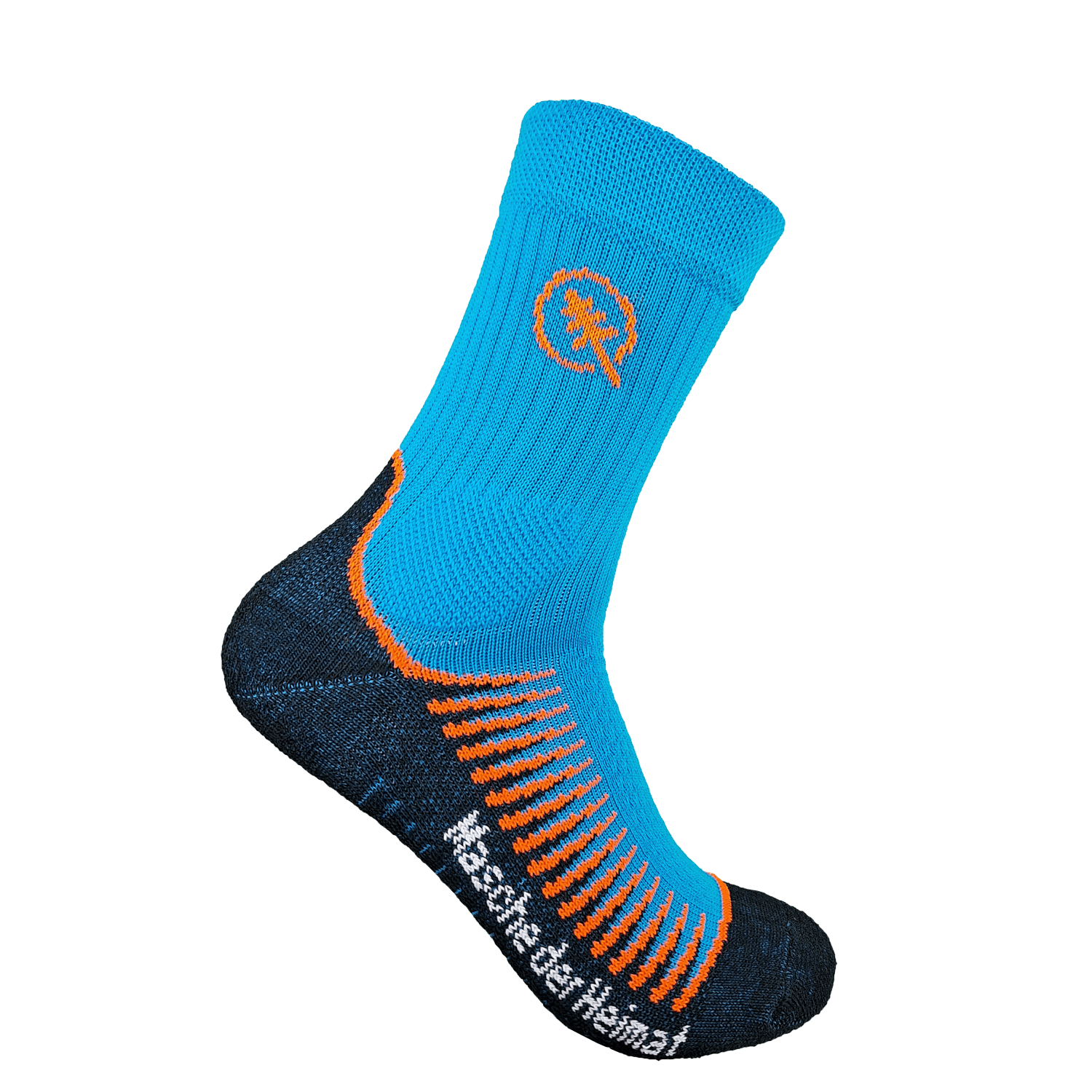Allround Socks (Basic) azur-fluoorange, kurz