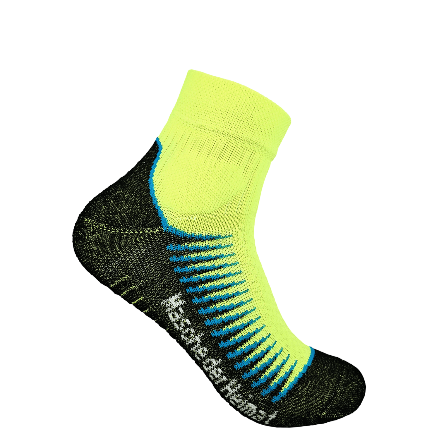 Allround Socks (Basic) fluogelb-azur, lang