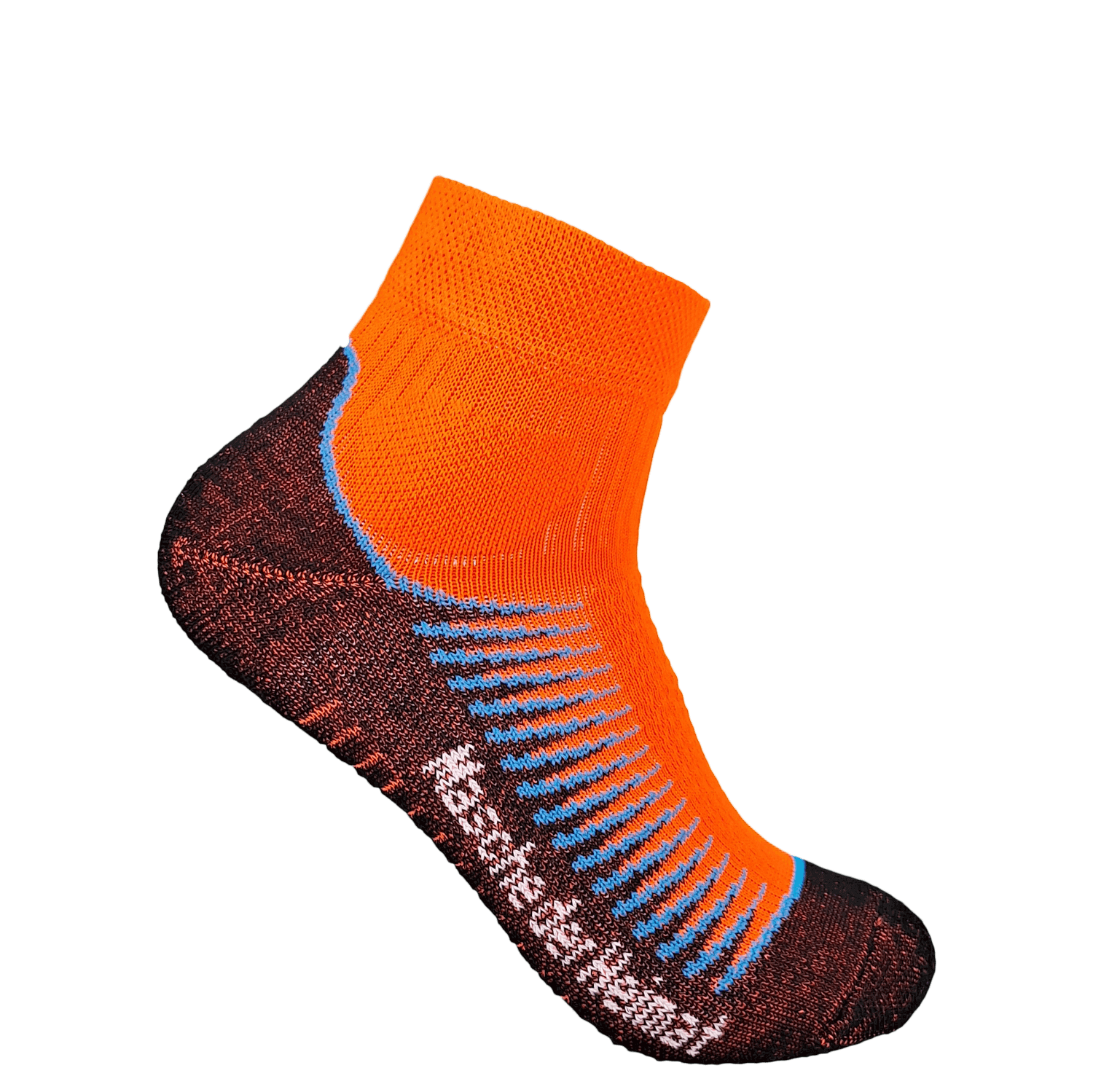Allround Socks (Basic) fluoorange-azur, kurz