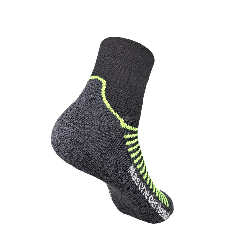 Allround Socks (Basic) schwarz-fluorgelb, lang