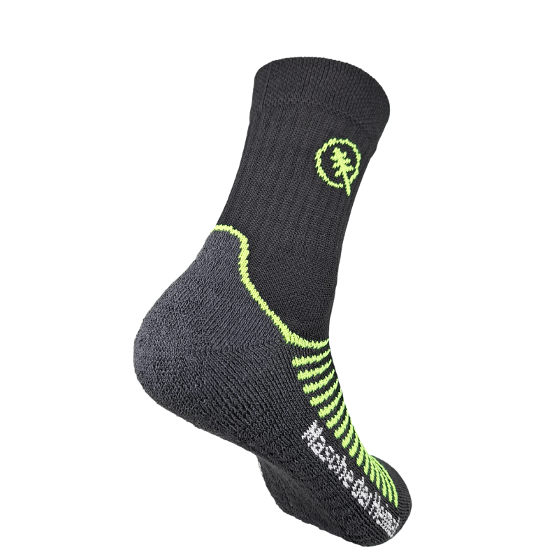 Allround Socks (Basic) schwarz-fluorgelb, lang