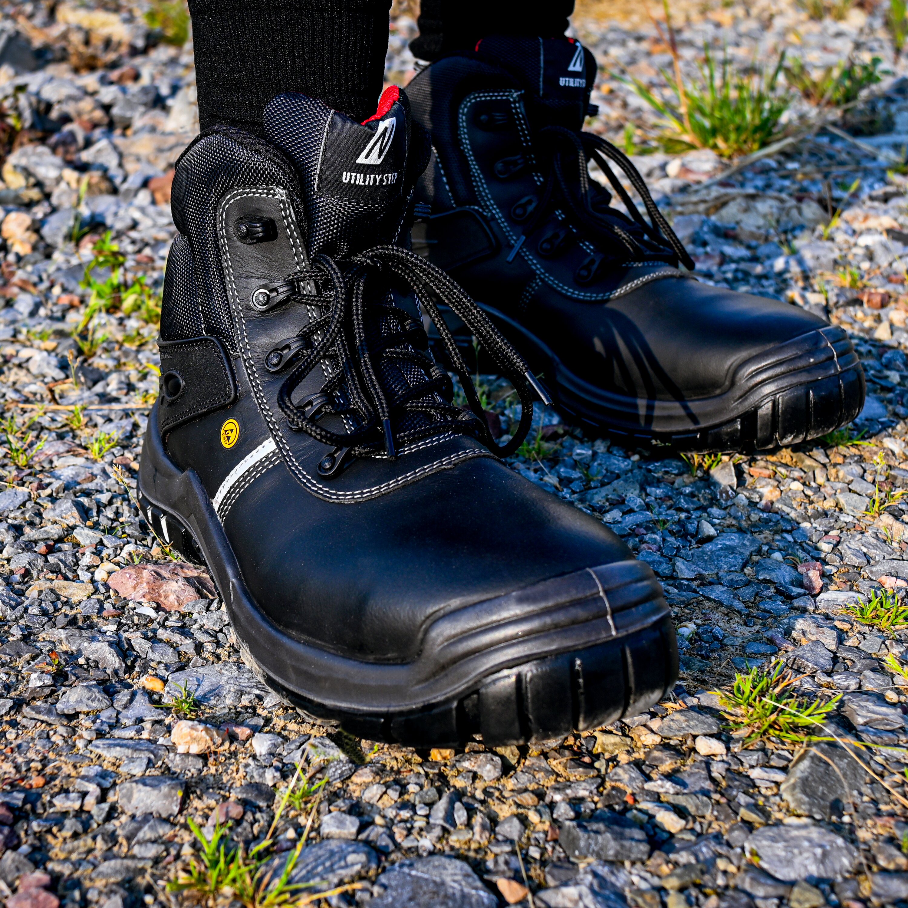 NITRAS® Utility Step, S3L CI FO SR Sicherheitshalbschuh, EN ISO 20345, EN IEC 61340-4-3, DGUV Regel 112-191 (Kopie)