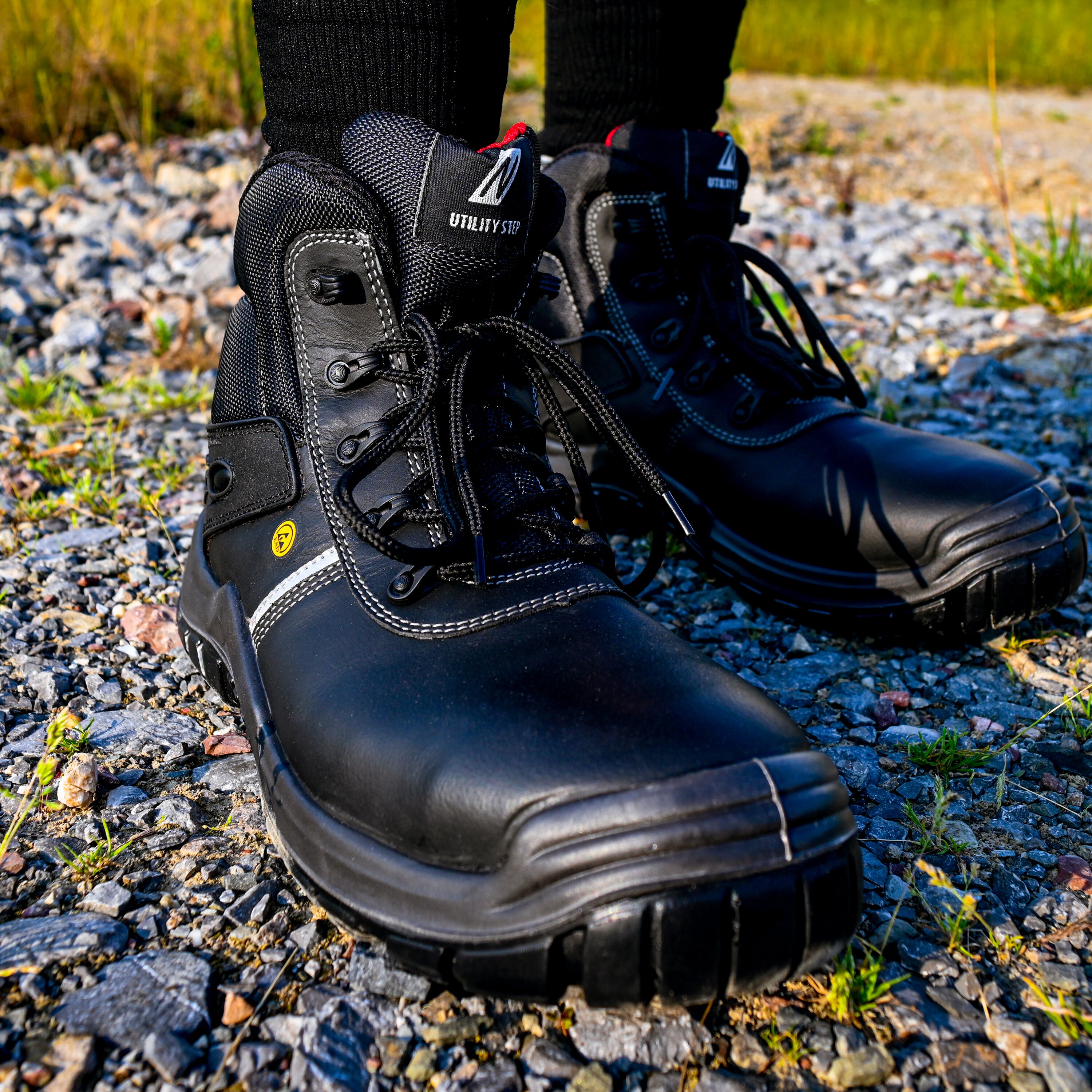 NITRAS® Utility Step, S3L CI FO SR Sicherheitshalbschuh, EN ISO 20345, EN IEC 61340-4-3, DGUV Regel 112-191 (Kopie)