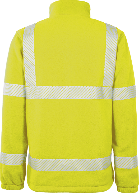 Warnschutz Polar-Fleecejacke leuchtgelb
