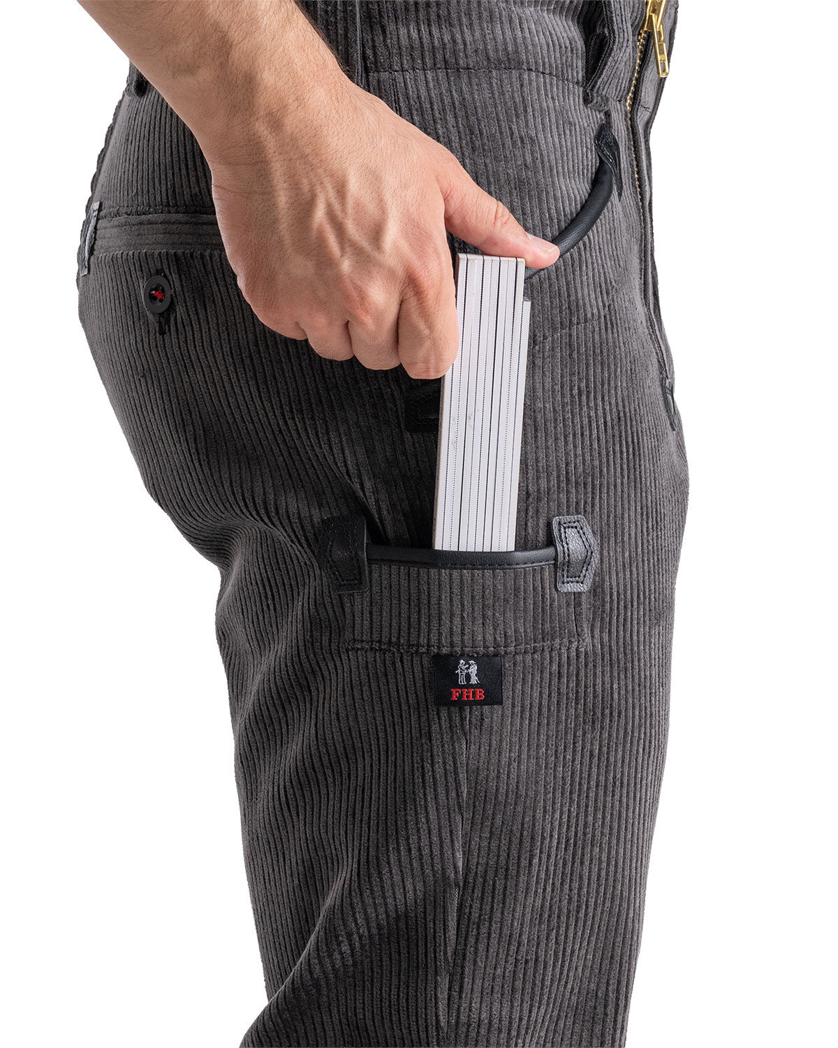 FHB® Zunfthose Trenkercord  PAUL grau 11