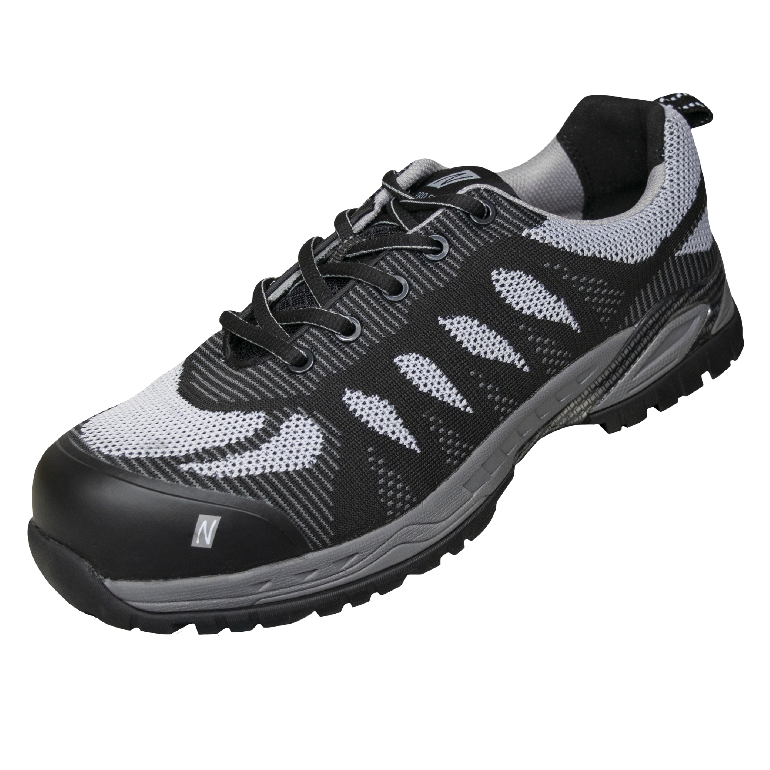 NITRAS® PRO STEP S1P Sicherheitshalbschuhe  schwarz/grau EN ISO 20345, EN 61340-4-3, DGUV Regel 112-191