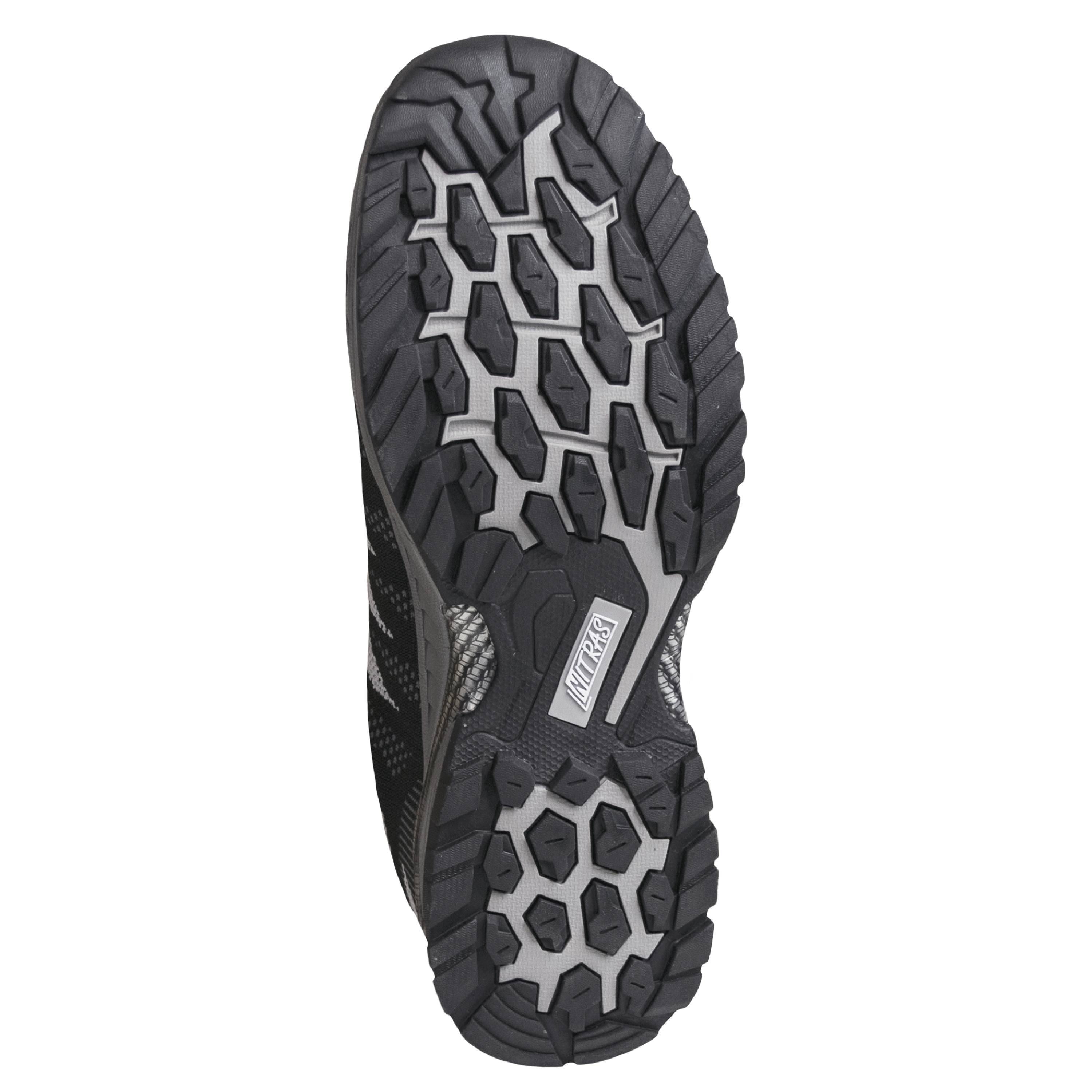 NITRAS® PRO STEP S1P Sicherheitshalbschuhe  schwarz/grau EN ISO 20345, EN 61340-4-3, DGUV Regel 112-191