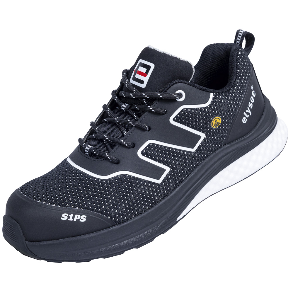 elysee® HALBSCHUHE S1PS *CUSHIONPRO® CORE* schwarz/weiß