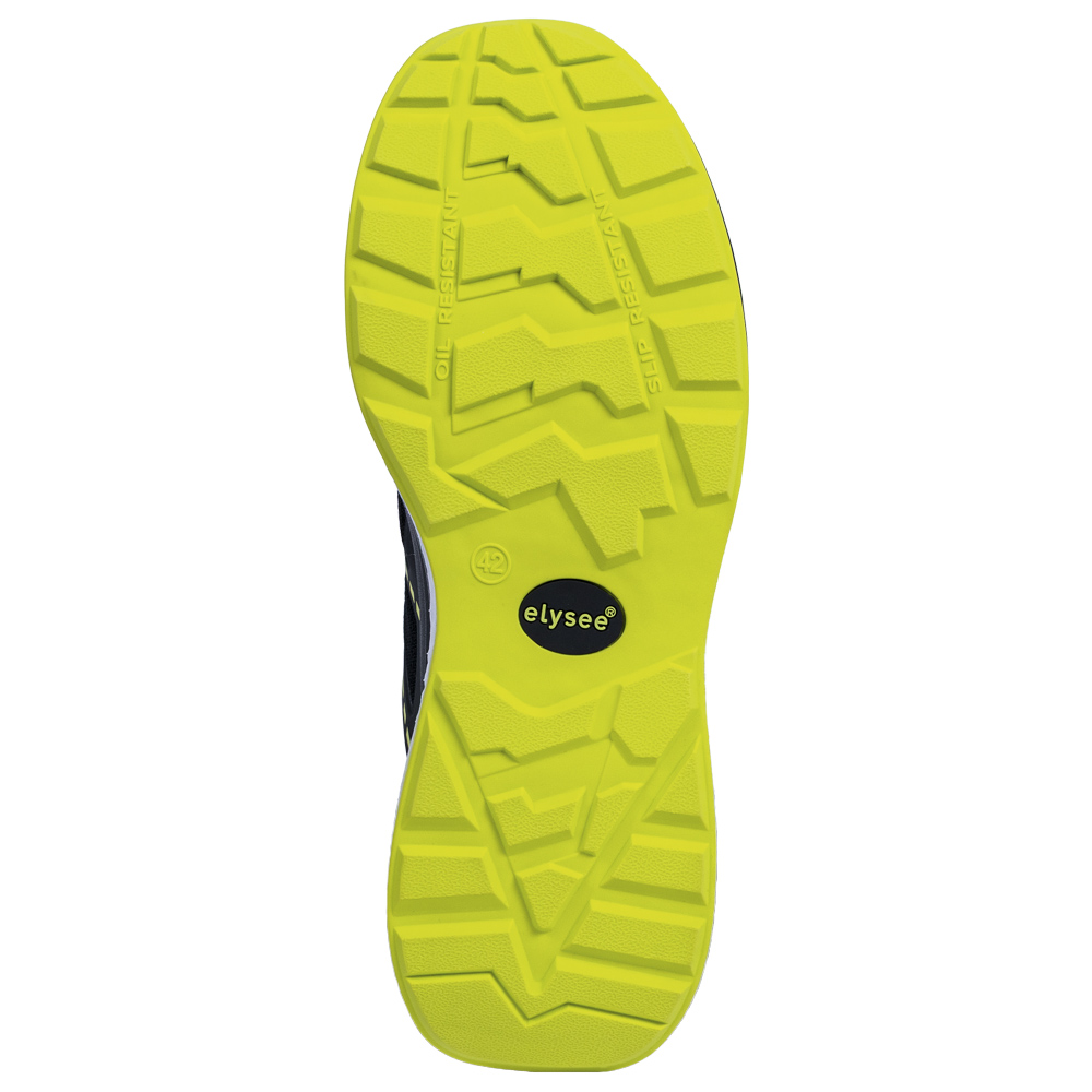 elysee® HALBSCHUHE S1PS *CUSHIONPRO® FLEX I* schwarz/gelb, mit Schnelldrehverschluss