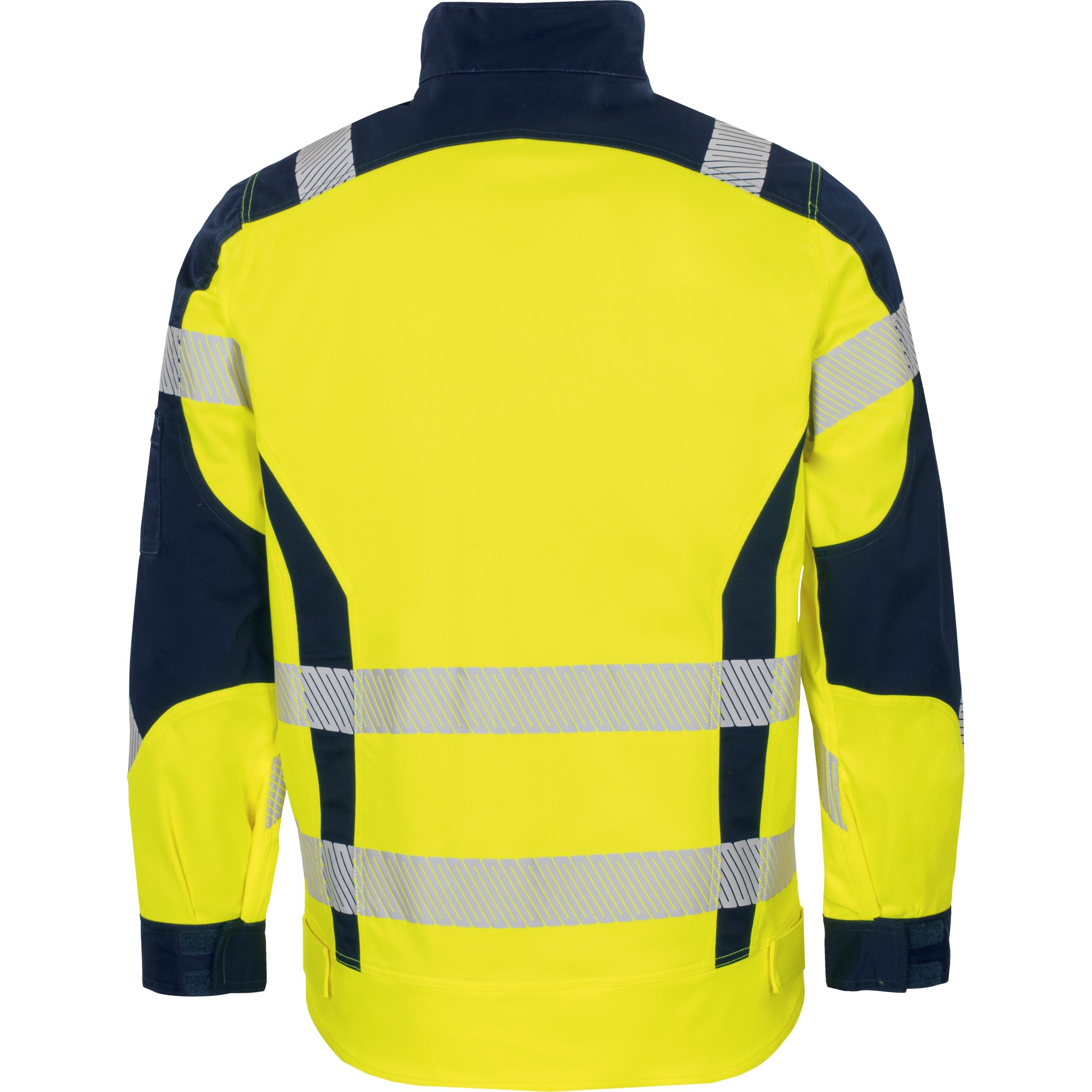 Vizwell Flex HiVis Bundjacke leuchtgelb-marine
