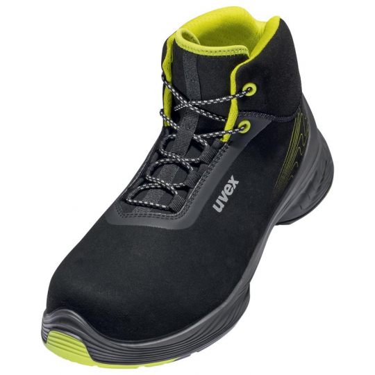 uvex 1 G2 Schnürstiefel schwarz lime S2 SRC Weite 11