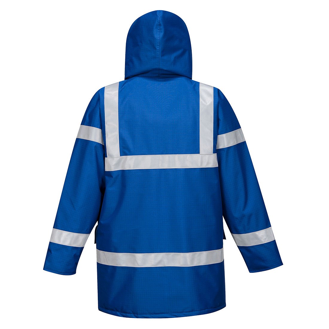 Bizflame Regenjacke antistatisch + flammresistent royalblau