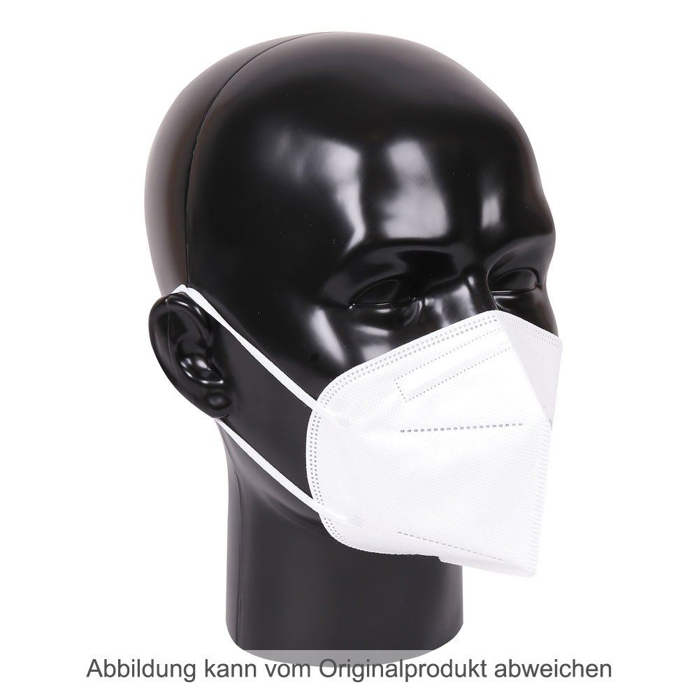 Atemschutzmaske FFP2 NR, ohne Ventil, Ohrschlaufen, PP (VE=10Stück)