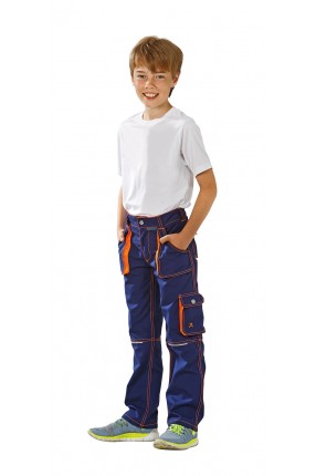 Junior Bundhose marine/orange