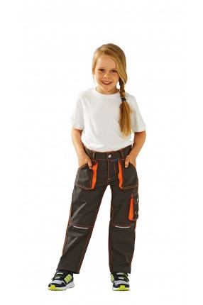 Junior Bundhose oliv/orange