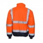 LeiKaTex® • Pilotenwarnschutzjacke nach EN ISO 20471 + EN 343 • warnorange / marineblau