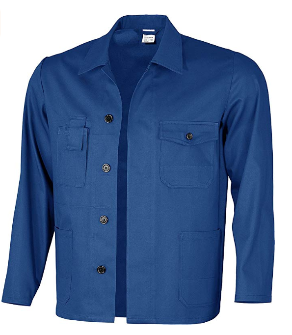 Qualitex Basic Arbeitsjacke BW 240g kornblau