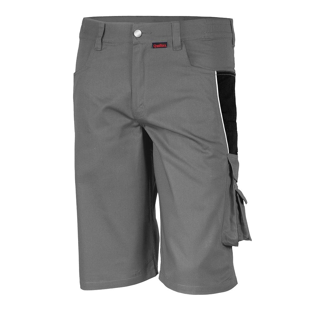 Qualitex Shorts PRO MG245 grau/schwarz