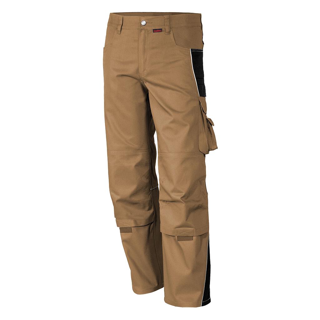 Qualitex Pro Bundhose MG 245g khaki/schwarz