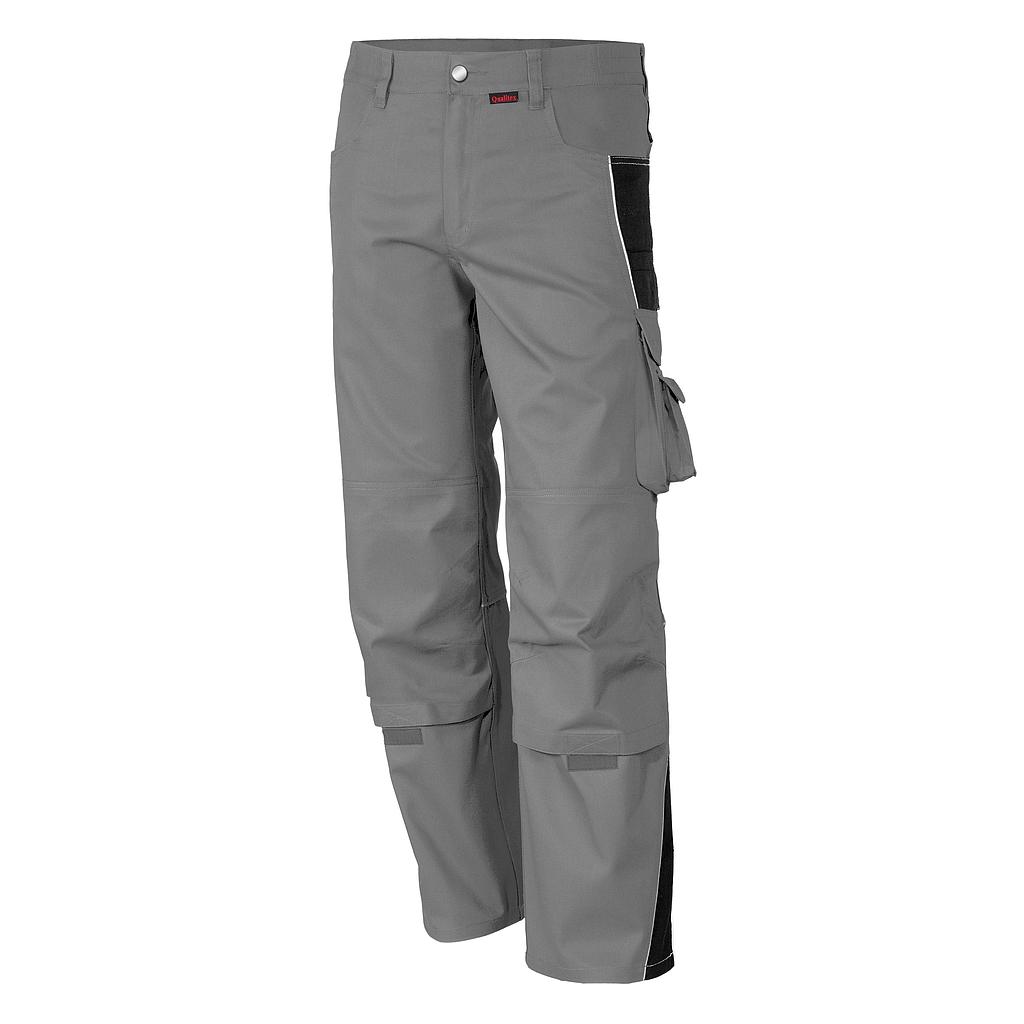 Qualitex Pro Bundhose MG 245g grau/schwarz