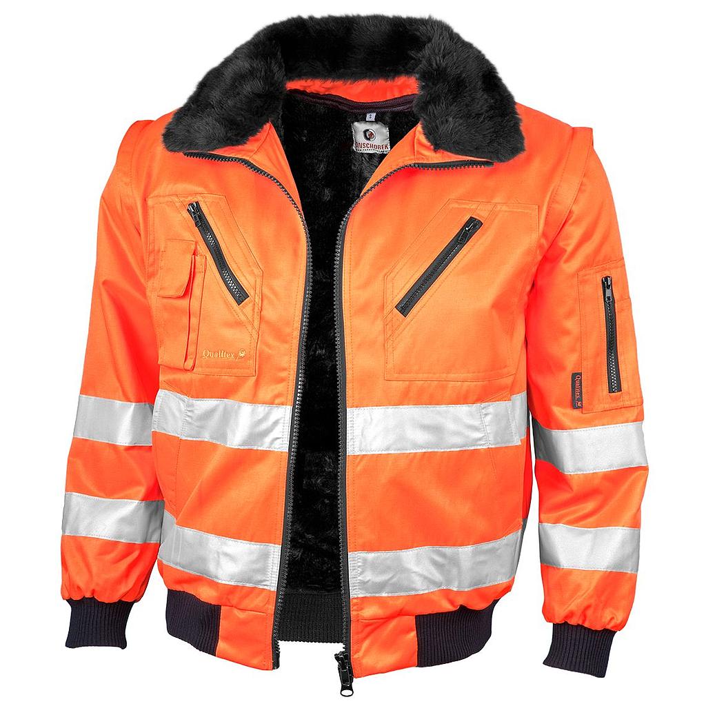 Qualitex Signal WS 3in1 Pilotjacke warnorange