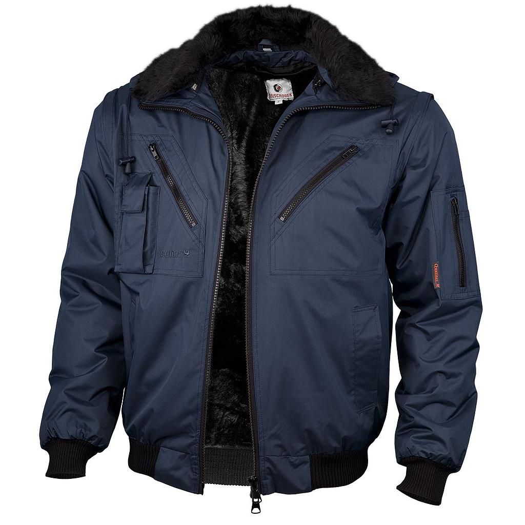 Qualitex Pilotjacke wasserfest marine