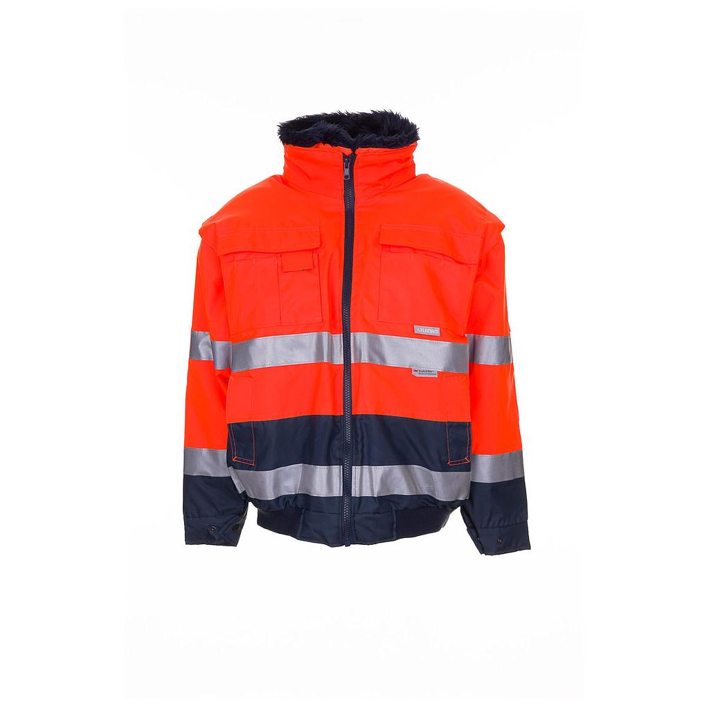Planam Warnschutz Comfortjacke orange/marine